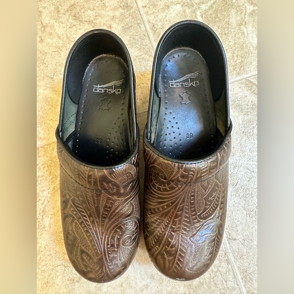 Dansko size 39 brown paisley - Picture 3 of 5